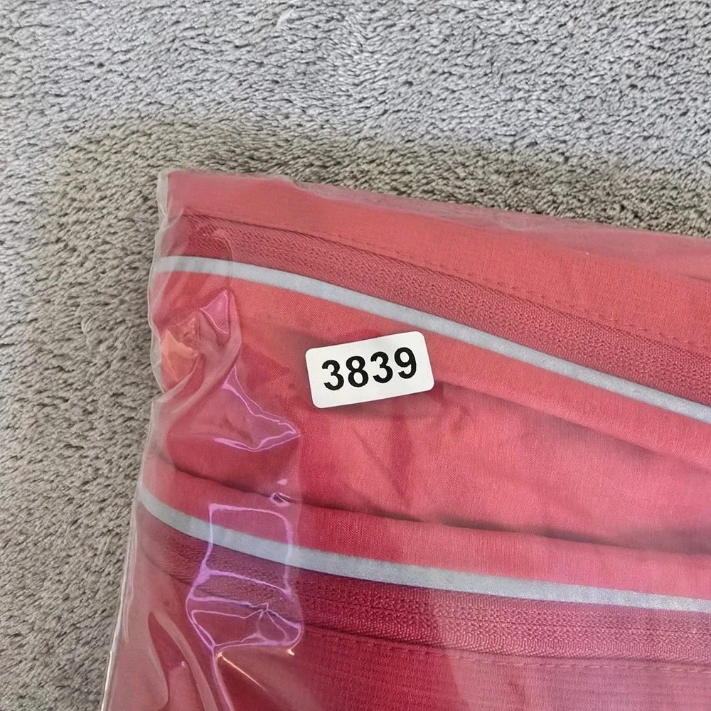 Adidas Pants Mens Small Red Track Pants Windbreaker Side Zipper Activewear Sport